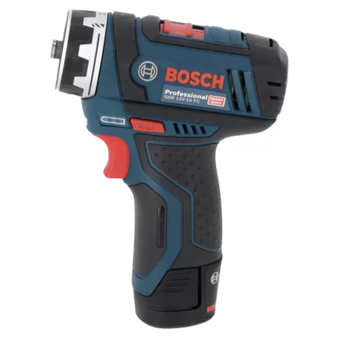 Bosch Professional Akku-Bohrschrauber GSR 12V-15 FC - 12 V, 2 Akkus, 2 Ah, 30 Nm, 11 -tlg.
