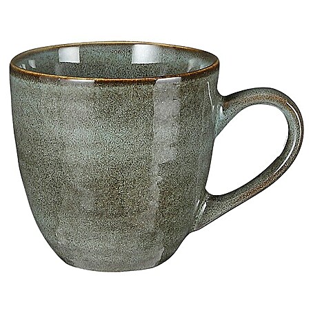 Tasse (Ø x H: 9 x 9 cm, Grün, Keramik)