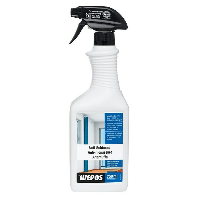 Spray anti-moisissure, mousse nettoyante anti-moisissure, puissant