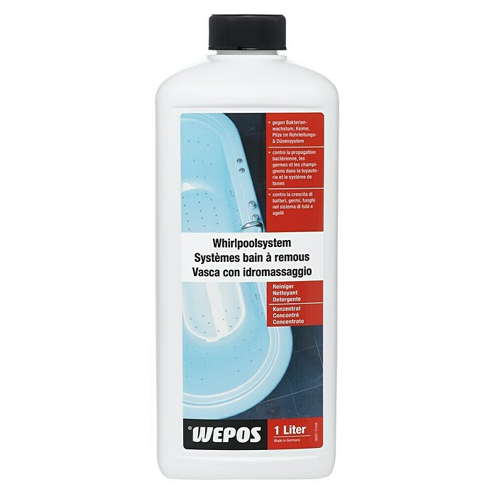 Wepos Detergente concentrato per sistemi idromassaggio