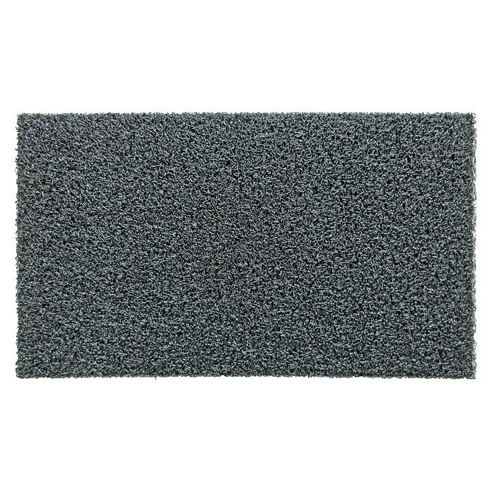 Estera atrapapolvo Dintex - Gris, 70 x 40 cm - Imagen de un felpudo gris con una superficie texturizada, ideal para entradas.