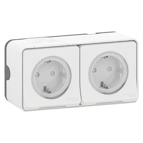 Schneider Electric Mureva Styl Enchufe doble