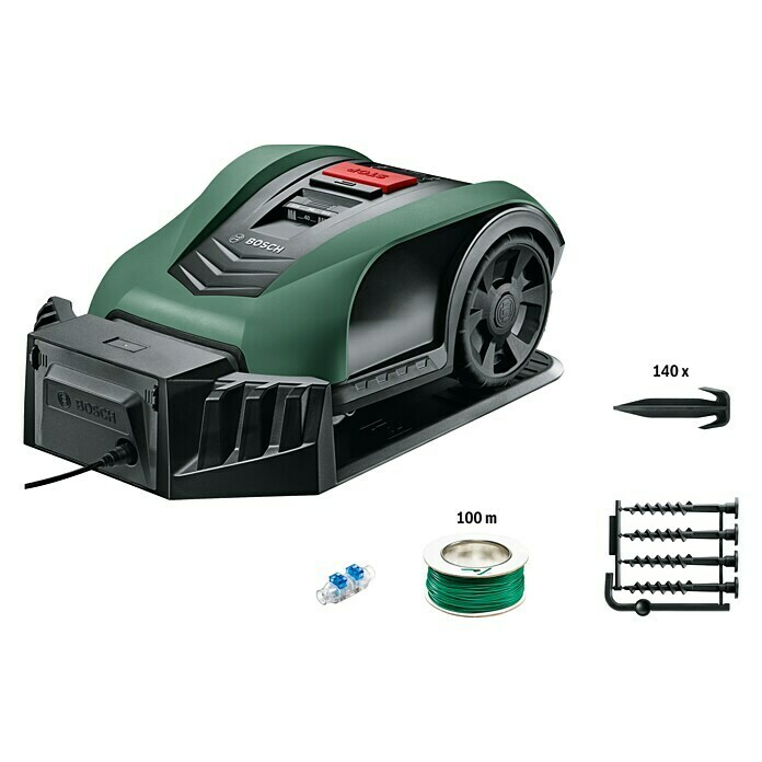 Bosch Robotmaaier (18 V, Li-ion, 2,5 Ah, 1 accu, Max. gazonoppervlakte: 400 m²)