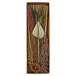 Bandeja decorativa Trockenblumen (Fucsia, 58 x 13 cm, Madera)