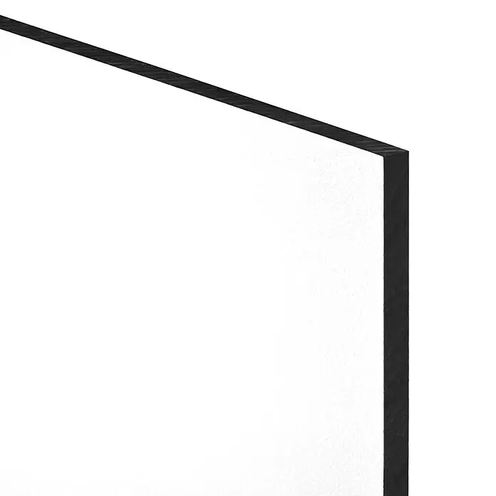 Kompaktplatte nach Maß - Weiß, Max. Zuschnittsmaß: 2.800 x 1.300 mm, Stärke: 6 mm - Detailaufnahme