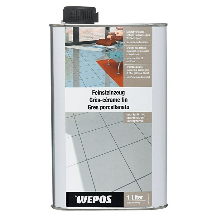 Wepos Anti-moisissure, additif concentré (1000 ml, jusqu'à 40 litres de  couleur)