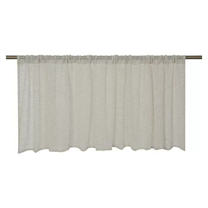 Elbersdrucke Bistrogardine LiemB x H: 140 x 48 cm, 100 % Polyester, Beige