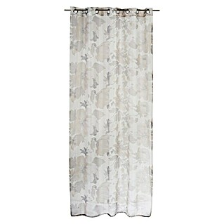 Elbersdrucke Ösenschal Botanica (B x H: 140 x 255 cm, 100 % Polyester, Beige)