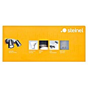 Steinel Sensor-LED-Außenwandstrahler Spot Duo (2 x 7 W, Anthrazit, L x B x H: 9,8 x 24,7 x 17,5 cm, IP44, Mit Sensor)