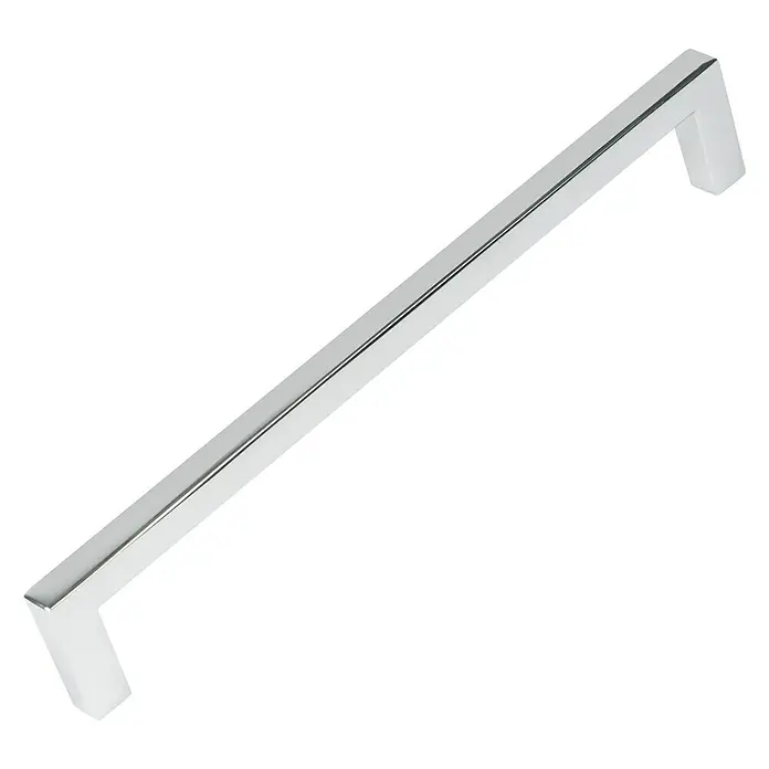 Nesu Tirador para muebles 875001 - L x An x Al: 17 x 0,8 x 2,8 cm, Acero, Cromo, Distancia entre orificios: 160 mm - Elegante tirador de cromo para muebles con diseño minimalista moderno. Ideal para renovar la cocina o el baño con un toque contemporáneo y refinado.