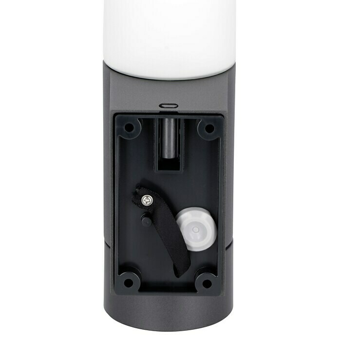 Steinel Sensor-LED-Außenwandleuchte L620 Cam (13,5 W, Anthrazit/Weiß, L x B x H: 13,1 x 7,8 x 30,5 cm)