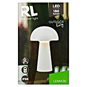 Trio Leuchten Akku-Tischleuchte Lennon (Weiß, Warmweiß) | BAUHAUS