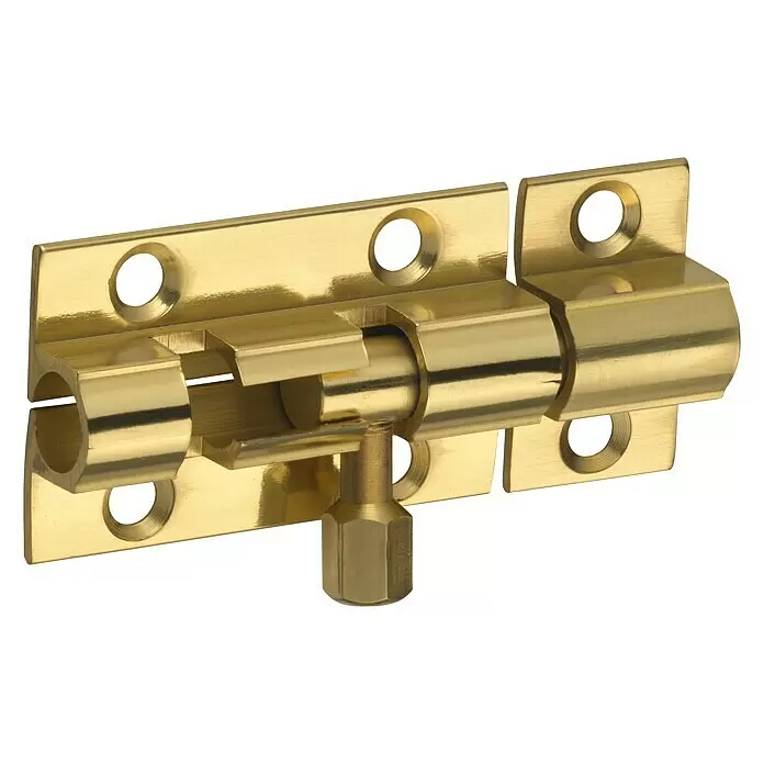 Abus Pestillo deslizante SR40 - Puerta interior, Cromo - Pestillo deslizante de latón brillante para puertas o verjas.