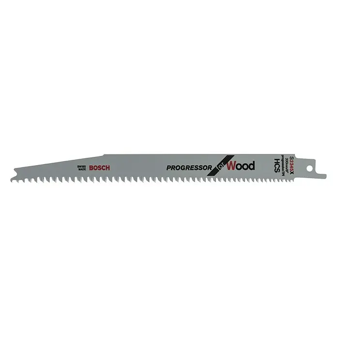 Bosch Hoja de sierra de sable S 2345 X Progressor for Wood - Madera, Largo: 200 mm - Hoja de sierra para madera Bosch S2345X Progressor, ideal para cortar madera de forma rápida y eficiente. Fabricación de alta calidad.