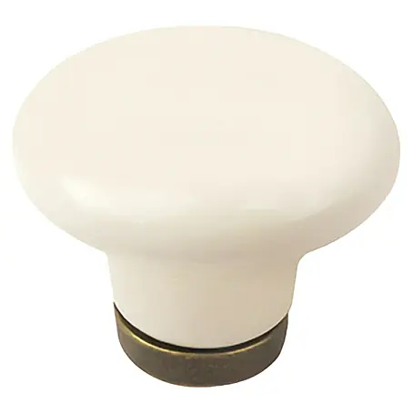 Nesu  Pomo para muebles Cuero con base