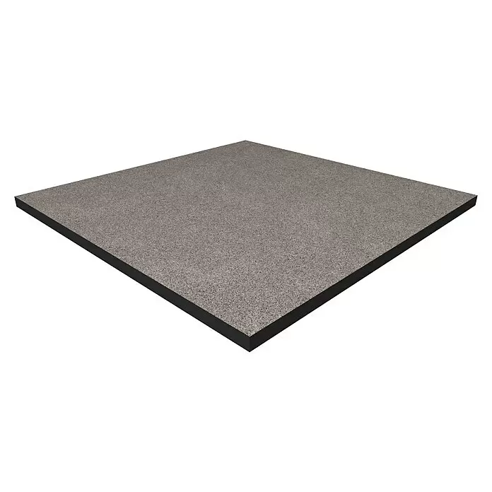Terrassenfliese Padang 2.0 - 100 x 100 x 2 cm, Dunkelgrau, Matt - Diagonale Ansicht