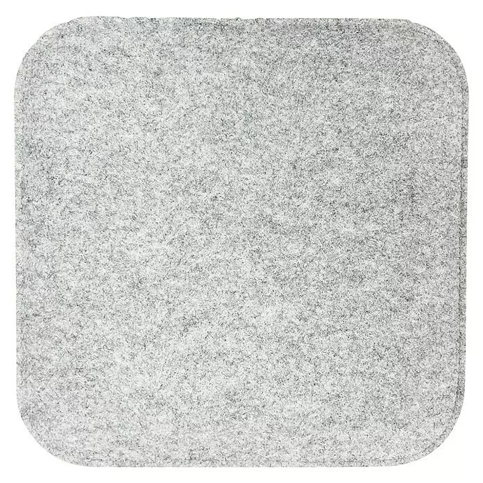 Sitzkissen CarlHellgrau, 35 x 35 cm, 100 % Polyester