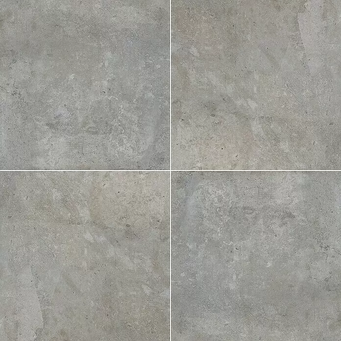 Terrassenfliese Manchester 2.0 - 60 x 60 x 2 cm, Grau, Matt - Draufsicht
