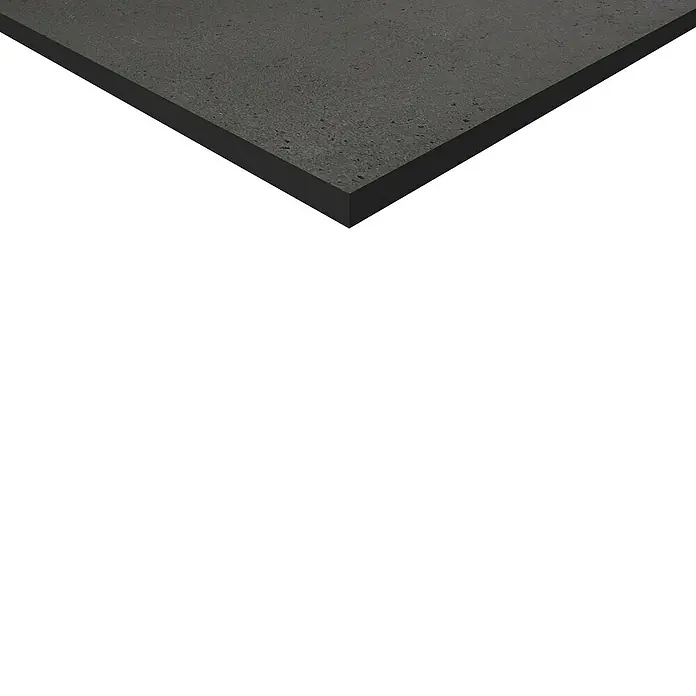 Terrassenfliese Garden Family Grey - 60 x 60 x 2 cm, Grau, Matt - Nahaufnahme einer dunkelgrauen Arbeitsplatte mit feiner Textur, ideal für moderne Küchendesigns.