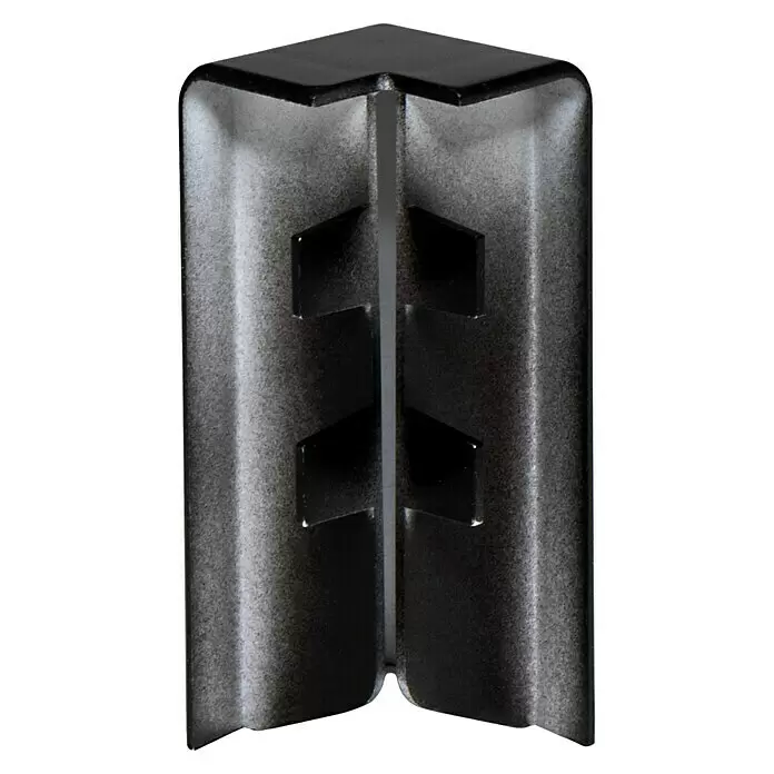 Außenecke Modern 58Schwarz, 2 Stk.