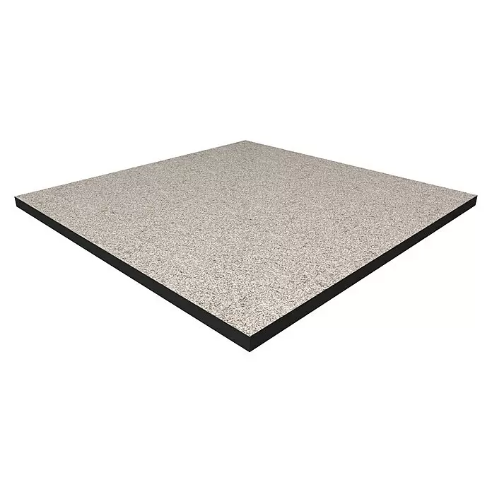 Terrassenfliese Padang 2.0 - 100 x 100 x 2 cm, Anthrazit, Matt - Diagonale Ansicht