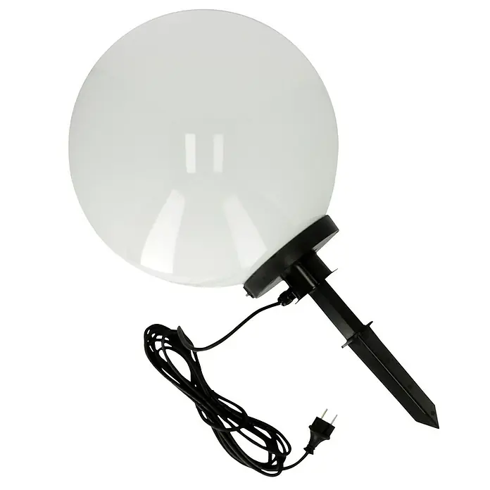 Starlux Kugel-Außenleuchte Kira40 cm, Weiß - Diese kugelförmige Gartenleuchte sorgt für stimmungsvolle Beleuchtung im Außenbereich und ist einfach zu installieren.