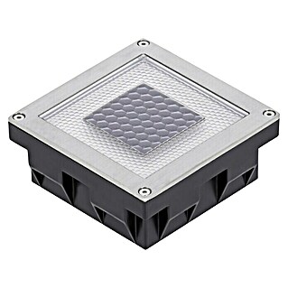 Paulmann Solarlamp Cube (0,24 W, Zilver, l x b x h: 10 x 10 x 4,5 cm, IP67)