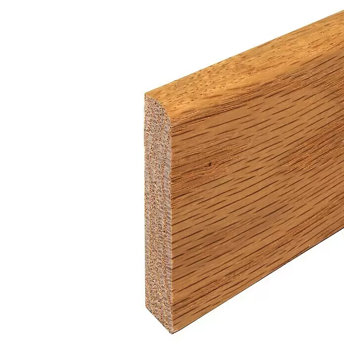 Sockelleiste - 242 x 1 x 5,8 cm, Eiche - Detailaufnahme