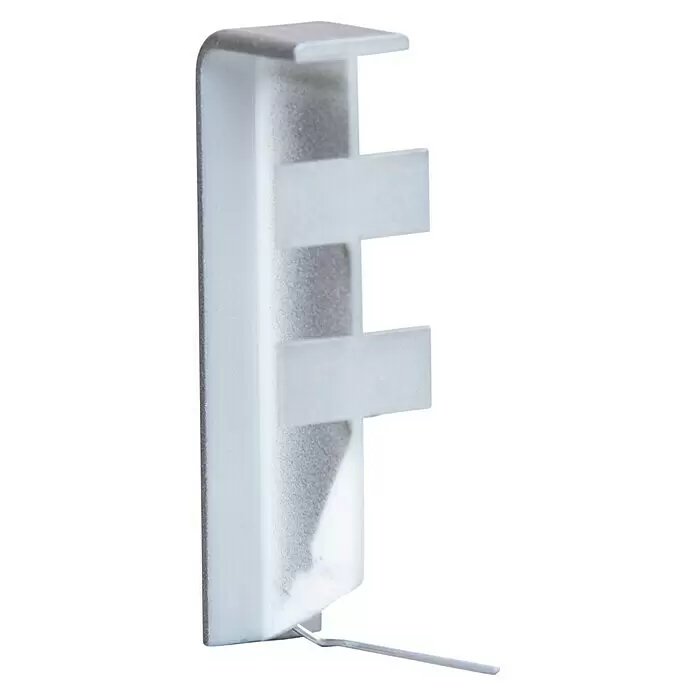 Übergangskappe Modern 58 - Edelstahl, 2 Stk. - Diagonale Ansicht