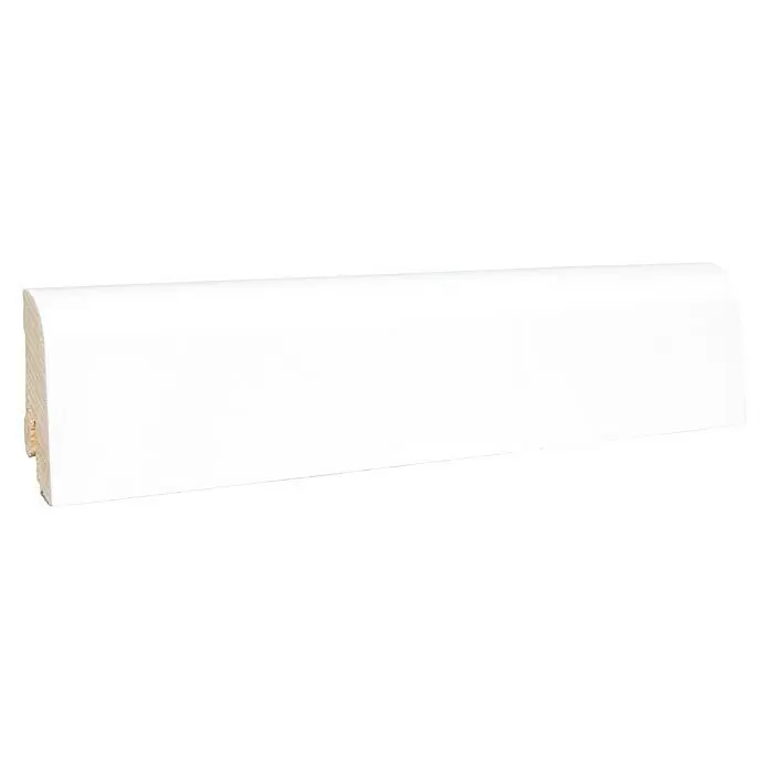 Sockelleiste - 240 x 2 x 4,5 cm, Fichte - Diagonale Ansicht