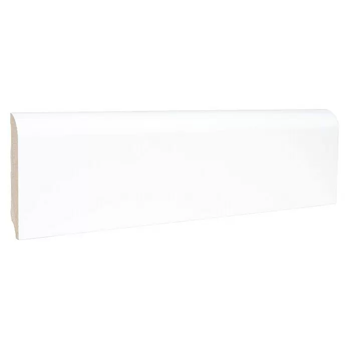 Sockelleiste - 240 x 1,3 x 6 cm, Kiefer - Diagonale Ansicht