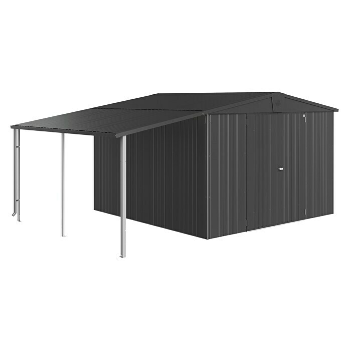 Biohort Europa Bočna nadstrešnica  (D x Š: 3 x 1,5 m, Čelik, Metalik tamnosivo) | BAUHAUS