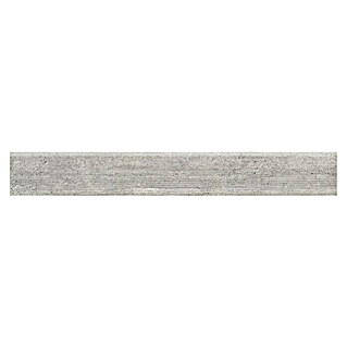 Sockelfliese Berlin Grey (8 x 59,7 cm, Grau, Matt)
