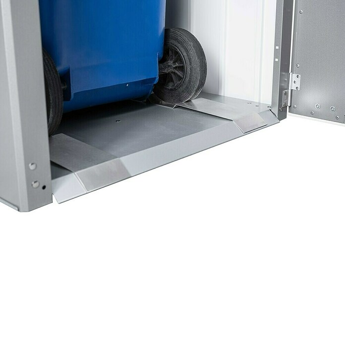 Biohort Mülltonnenbox Alex (L x B x H: 88 x 80 x 129 cm, Dunkelgrau Metallic) | BAUHAUS