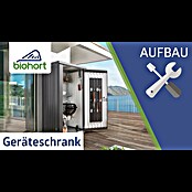 Biohort Geräteschrank Gr. 150 (Quarzgrau) | BAUHAUS