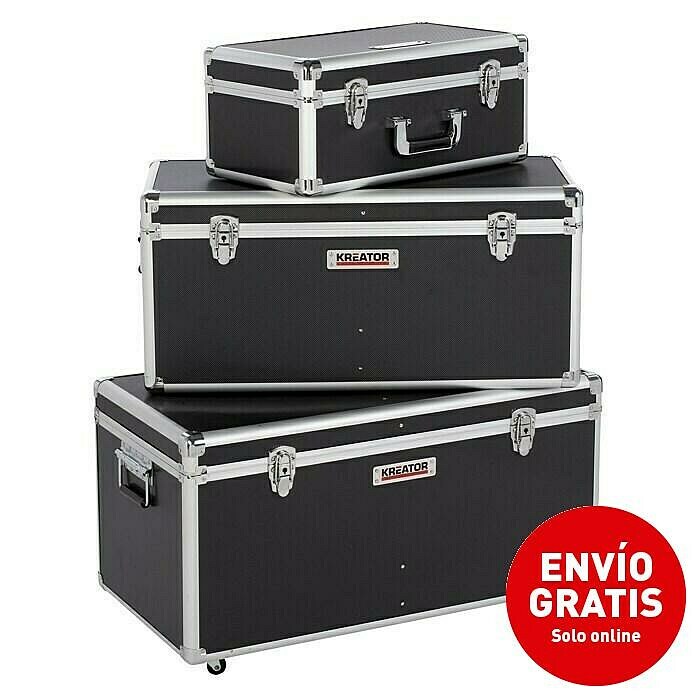 Kreator Juego de cajas de herramientas KRT640501B (3 pzs., Ruedas, Se puede cerrar) | BAUHAUS