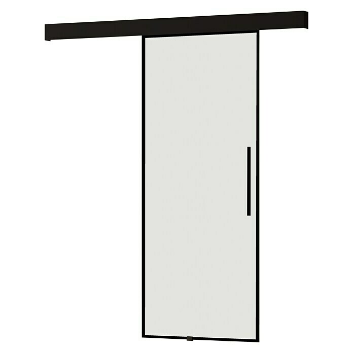 Puerta corredera de vidrio Factory (75 x 215 cm, Vidrio templado)