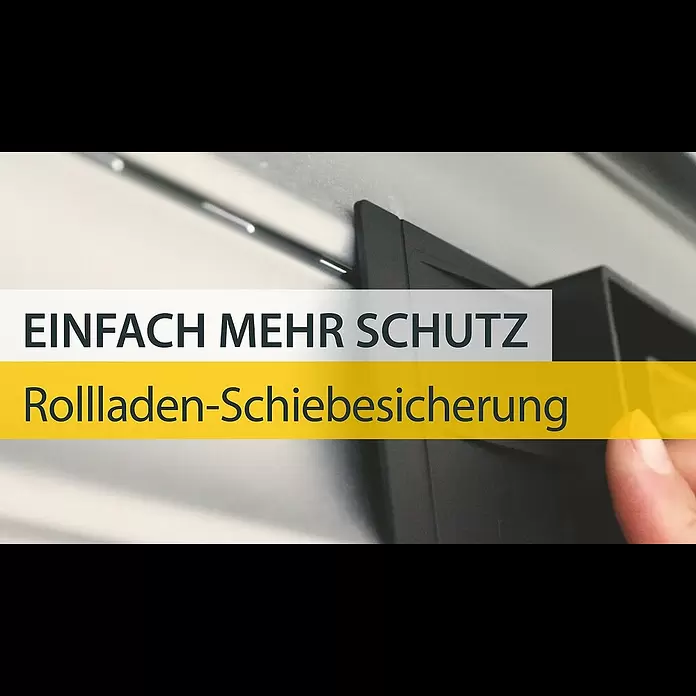 Schellenberg Hochschiebesicherung - 2 Stk. - Sicherheit fr dein Zuhause  - Rollladen-Schiebesicherung Kunststoff von Schellenberg