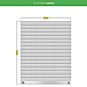 Schellenberg Rollladenpanzer MINI (B x H: 100 x 120 cm, Grau)