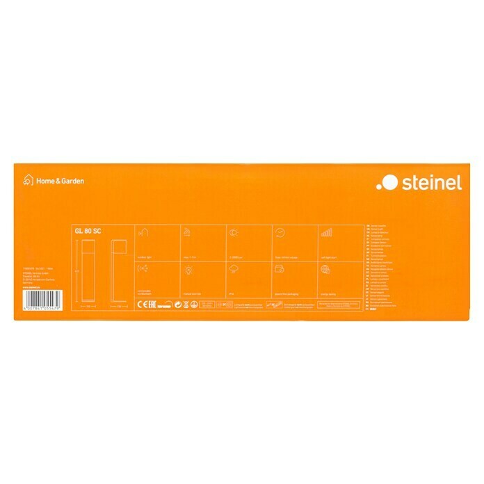 Steinel Baliza exterior LED con sensor (9,5 W, Antracita, L x An x Al: 13,2 x 11 x 63,25 cm)