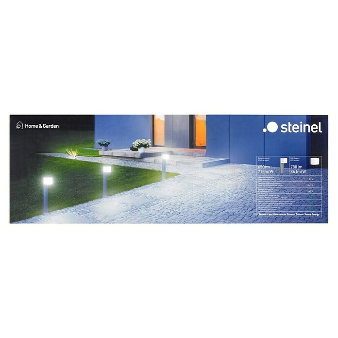 Steinel Vanjska senzorna LED svjetiljka (9,5 W, Antracit, D x Š x V: 13,2 x 11 x 63,25 cm)