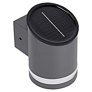 BAUHAUS Solarna vanjska zidna LED svjetiljka (Sive boje, 12 x 9 x 12,5 cm)