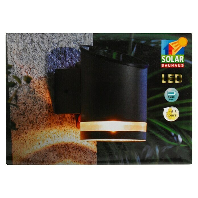 BAUHAUS Solar-wandledlamp voor buiten (12 x 9 x 12,5 cm) | BAUHAUS
