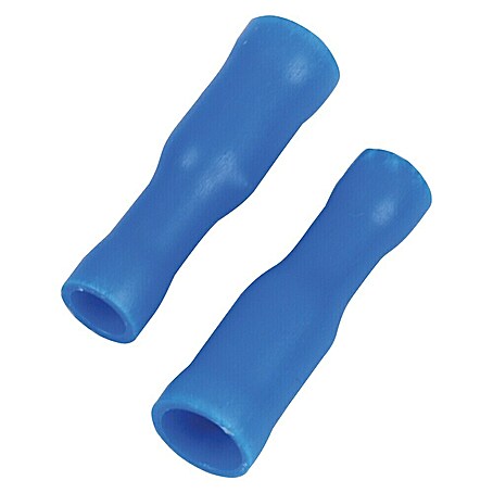 Cartrend Rundsteckhülse (20 Stk., Querschnitt: 1 mm² - 2,5 mm², Blau)