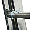 Krause Monto Sprossen-Mehrzweckleiter (Arbeitshöhe: 7,65 m, 3 x 10 Sprossen, Treppenfunktion, Aluminium)