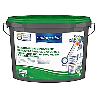 swingcolor Mix Siliconen gevelverf (Mengkleur basis, 10 l, Mat)
