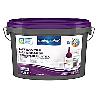 swingcolor Mix Latexverf (Mengkleur basis, Zijdeglans, 2,5 l)