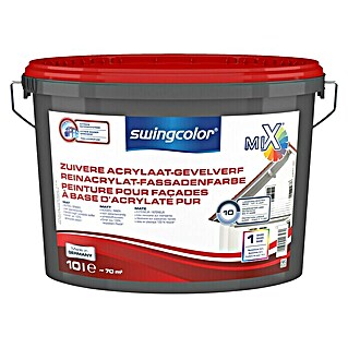 swingcolor Mix Zuivere acrylaat gevelverf (Mengkleur basis, 10 l, Mat)