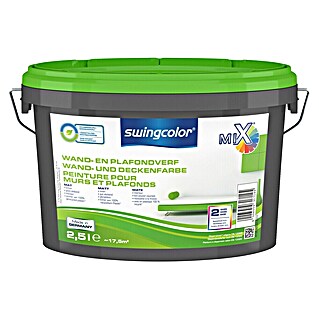 swingcolor Mix Muurverf Wand- en Plafond (Mengkleur basis, Mat, 2,5 l)
