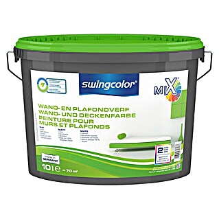 swingcolor Mix Muurverf Wand- en Plafond (Mengkleur basis, Mat, 10 l)